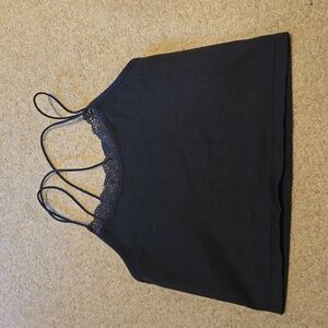 Aeropostale seriously soft seamless spaghetti strap crop top junior's medium